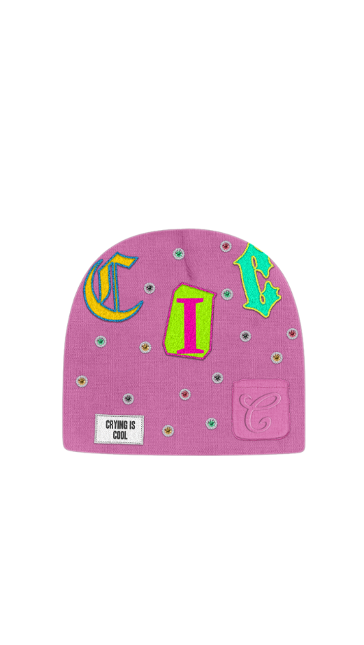 CIC Multi-Gemstone Beanie in Pink