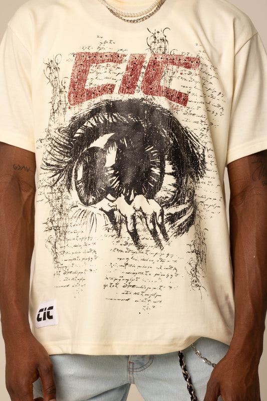 CIC Tee in Beige