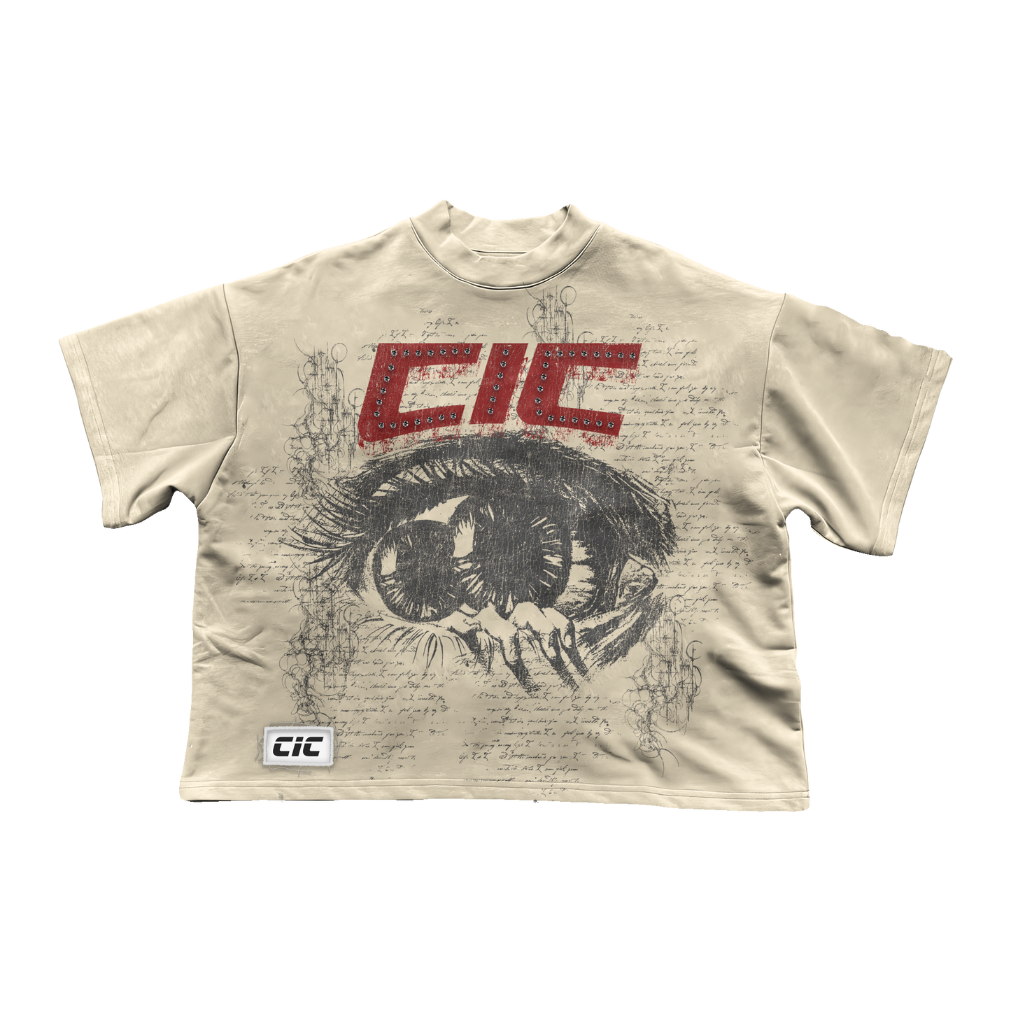 CIC Tee in Beige