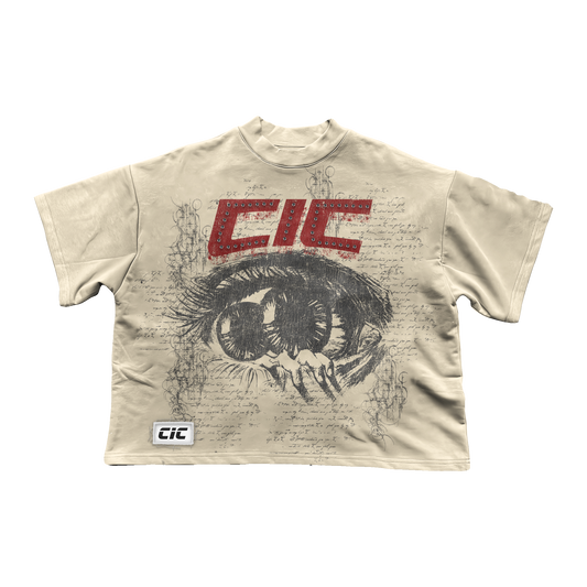 CIC Tee in Beige
